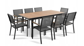Záhradný stôl, stoličky - Kovový stôl a stoličky Corciano PREMUM, viacfarebné